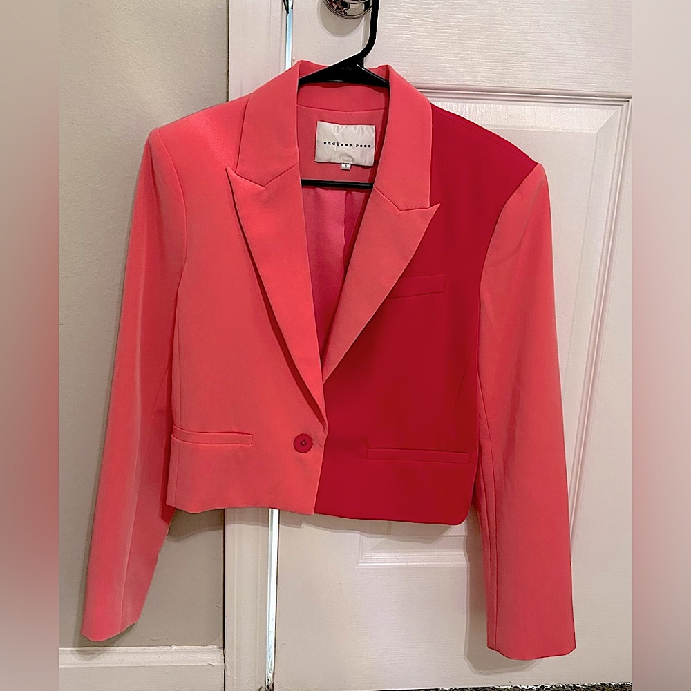 NWOT Endless Rose Cropped Blazer